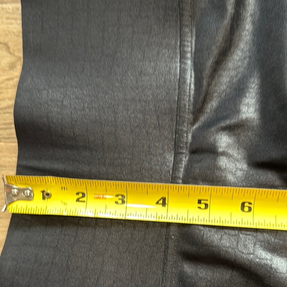 Carbon38 Black Shine Liquid Leggings Wide Waistband Size XS - Picture 7 of 7